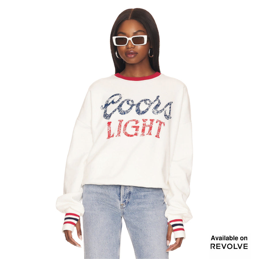 Coors Light Crackle 1980 - Jump Jumper - White & Red - The Laundry Room
