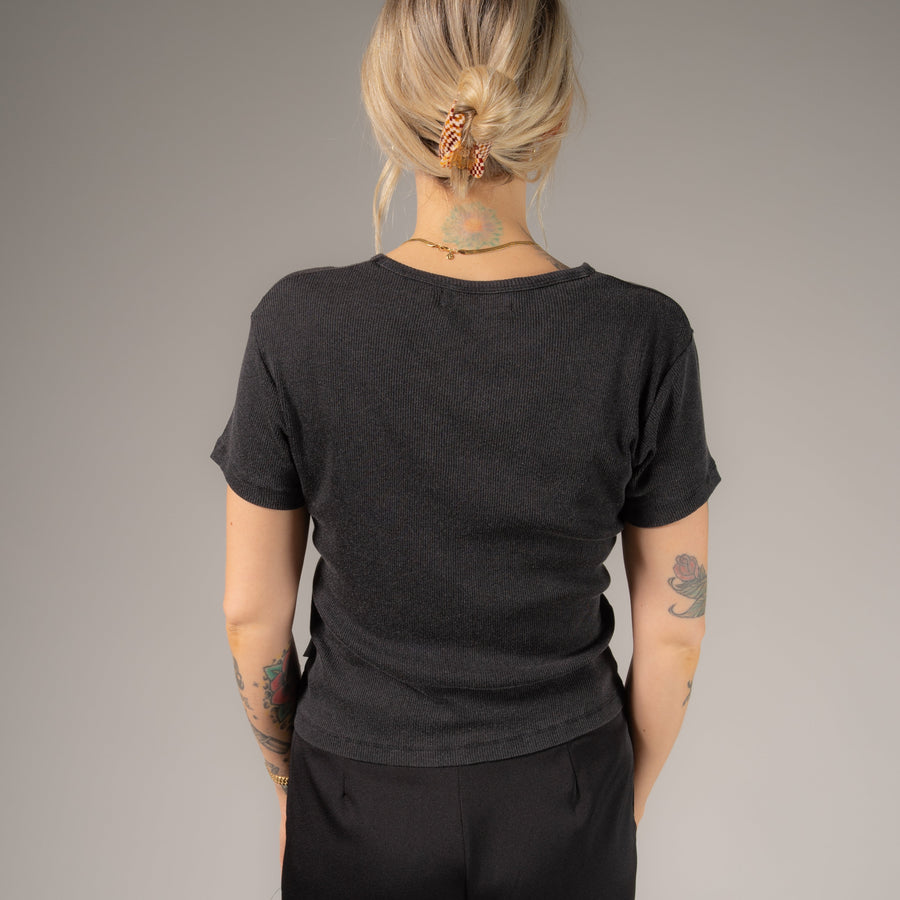 Essentials - Baby Tee - Black Snow - The Laundry Room