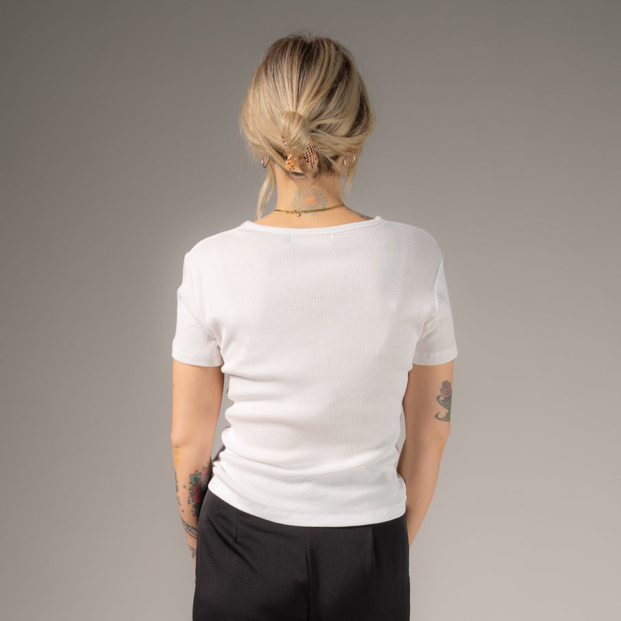Essentials - Baby Tee - White - The Laundry Room