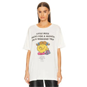 Little Miss Weekend Trip - Oversized Tee - White - The Laundry Room
