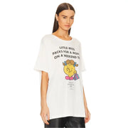 Little Miss Weekend Trip - Oversized Tee - White - The Laundry Room