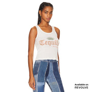 Tequila - Rib Tank - White - The Laundry Room