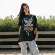 American Motorcycles - Oversized Tee - Black Snow - The Laundry Room