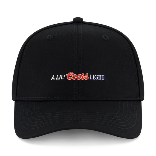 A Lil Coors - Trucker Hat - Black Black / OS