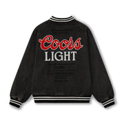 Coors Light Official Tm - Stadium Denim Jacket - Washed Black Denim Washed Black Denim / XS