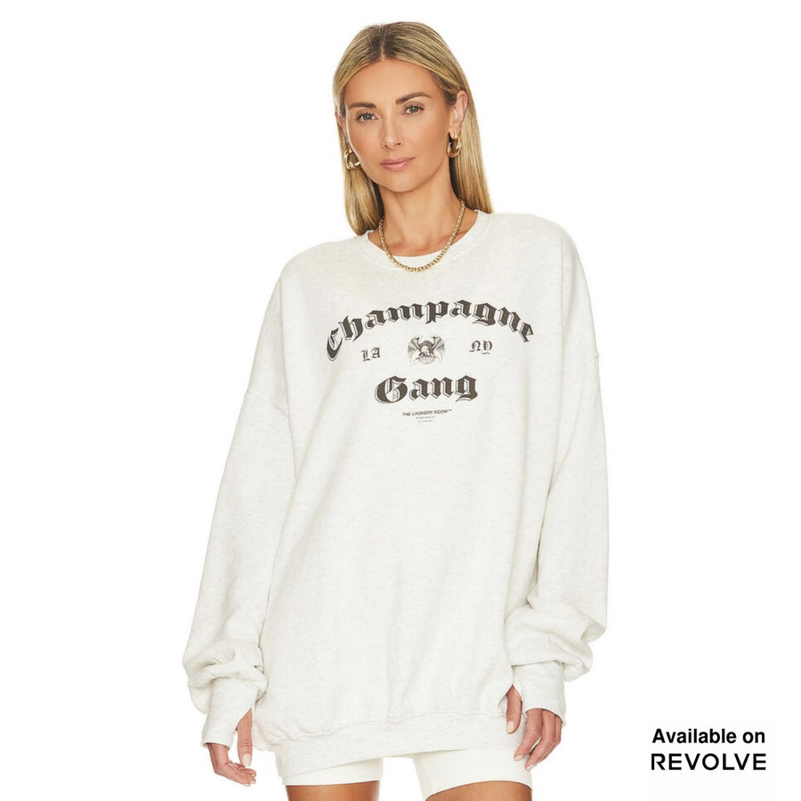 Champagne Gang - Jump Jumper - Pebble Heather Pebble Heather / XS