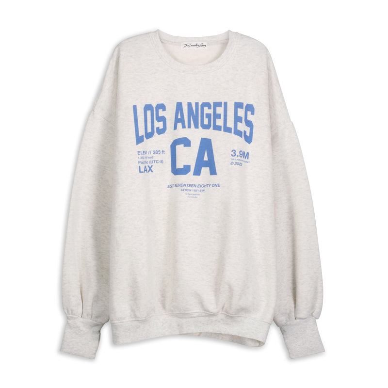 Welcome To Los Angeles - Jump Jumper - Pebble Heather Pebble Heather / XS