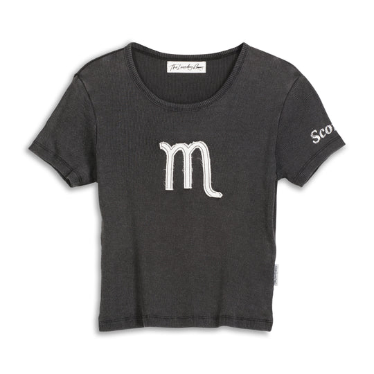 Scorpio Stitch - Baby Tee - Black Snow Black Snow / XS