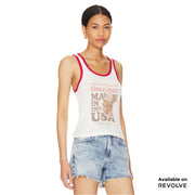 Beer Wolf Usa - Rib Tank - White & Red White & Red / XS