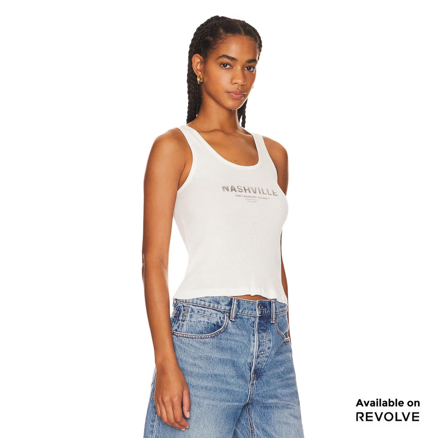 Nashville - Rib Tank - White White / XS