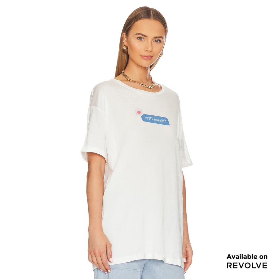 Wyd Tequila - Oversized Tee - White White / XS