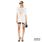 Mojave Skulls - Oversized Tee - White White / XS