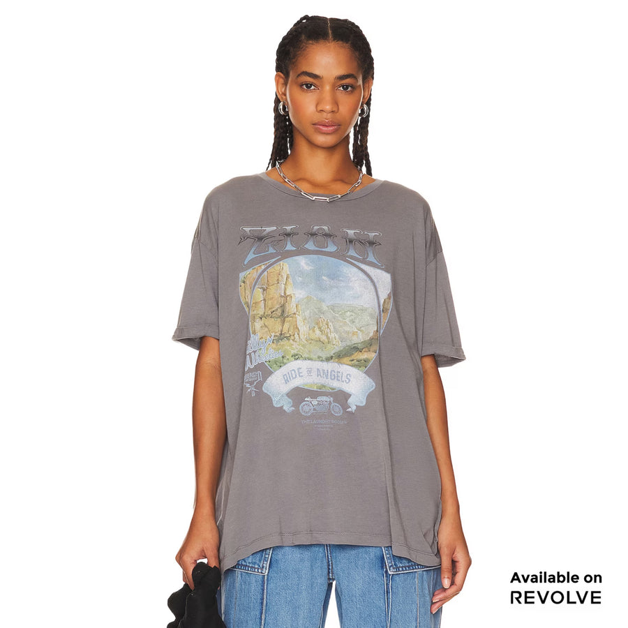 Zion Ride - Oversized Tee - Gravity Grey Gravity Grey / XS