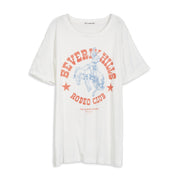 Beverly Hills Rodeo Club - Oversized Tee - White White / XS