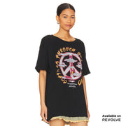 Find Peace - Oversized Tee - Black Black / XS