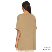 Coastal Cowgirl - Oversized Tee - Camel Gold Camel Gold / XS