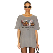 What Great Taste You Have - Oversized Tee - Gravity Grey - The Laundry Room