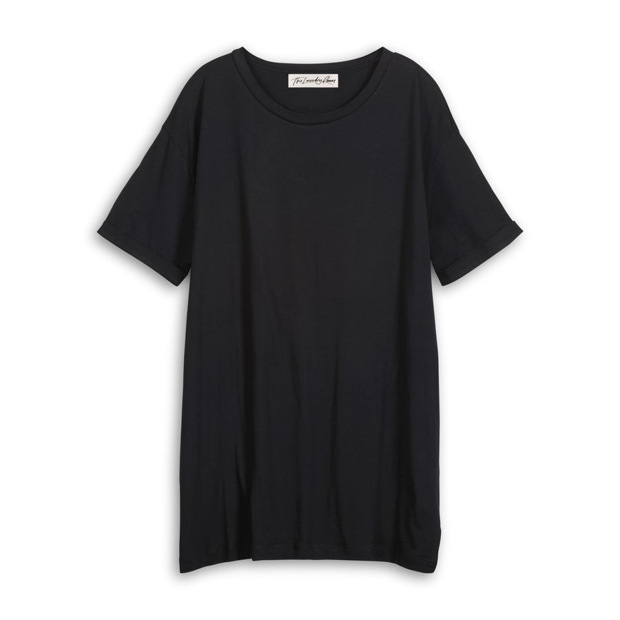 Essentials - Oversized Tee - Black Black / XS