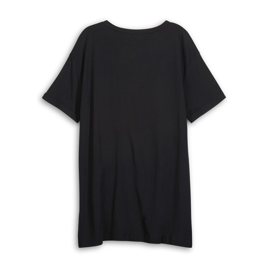 Essentials - Oversized Tee - Black Black / XS