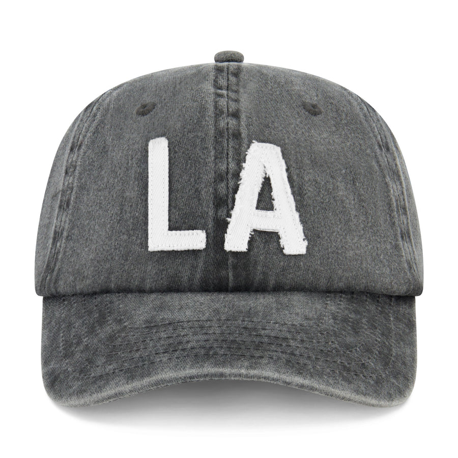 LA - Trucker Hat - Black Snow