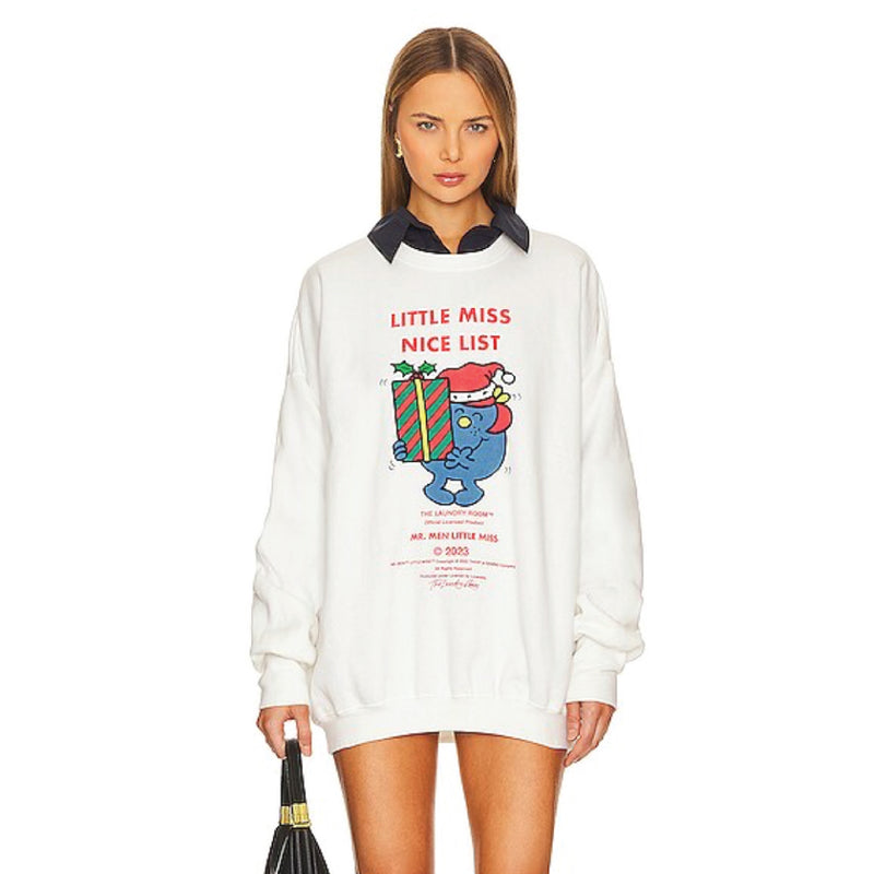 Little Miss Nice List - Jump Jumper - White - The Laundry Room