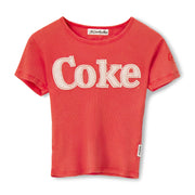 Coke Patchwork - Baby Tee - Vintage Red - The Laundry Room