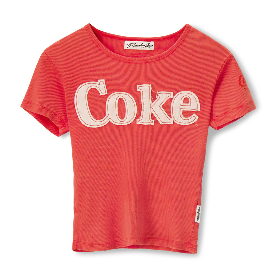 Coke Patchwork - Baby Tee - Vintage Red - The Laundry Room
