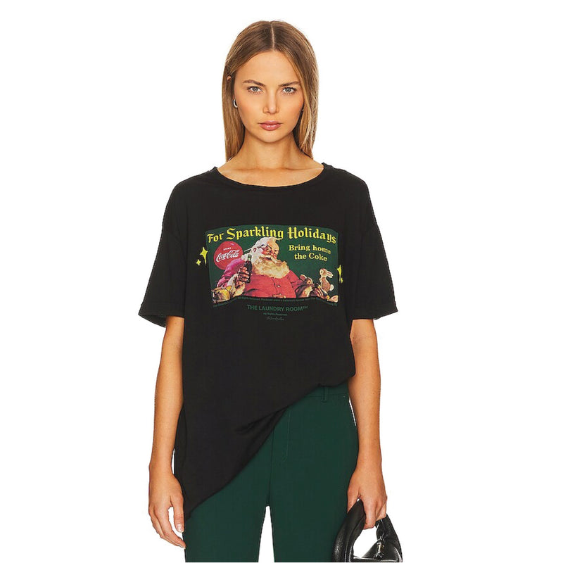 Bring Home The Coke - Oversized Tee - Black - The Laundry Room