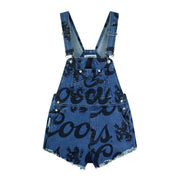 Coors Banquet Big Logo - Printed Denim Shortall - Salton Sea