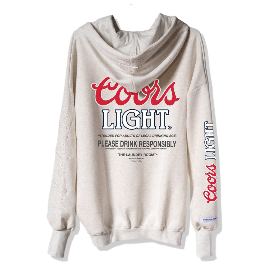 Coors Light Official TM - Hideout Hoodie - Pebble Heather - The Laundry Room