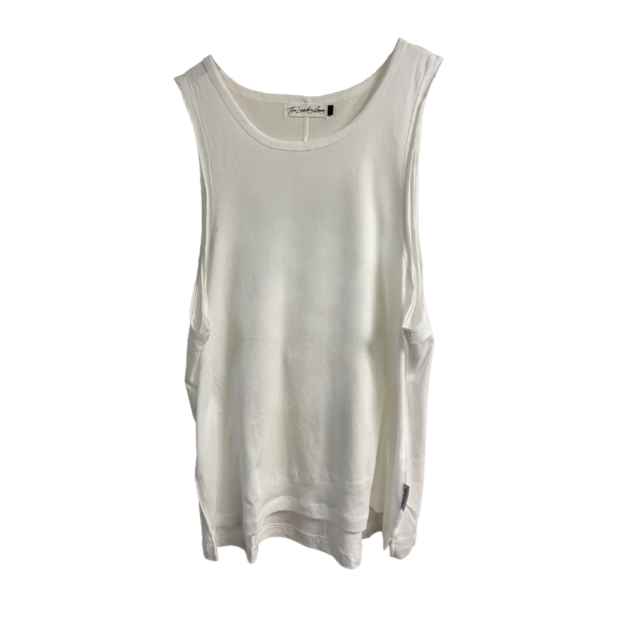 Essentials - Papa Tank - White - The Laundry Room