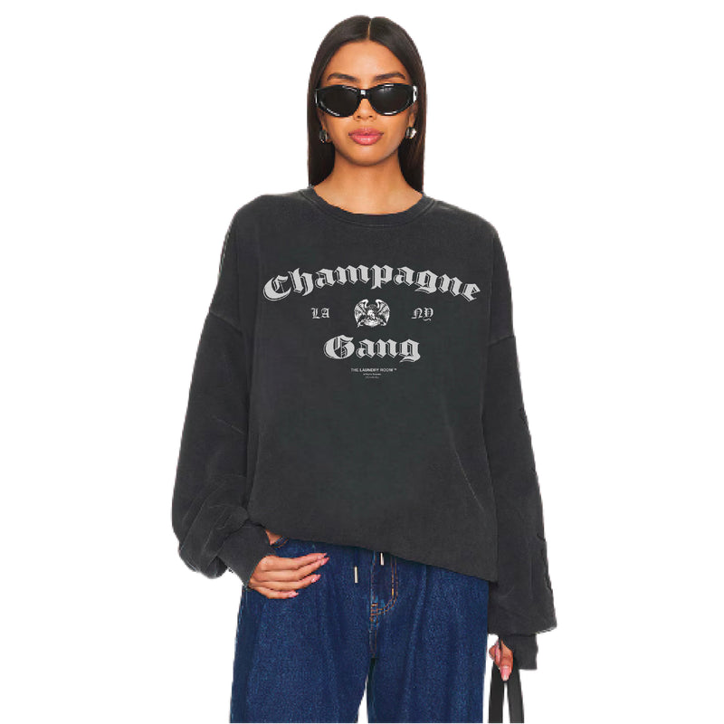 LA Champagne Gang NY - Jump Jumper - Black Snow - The Laundry Room