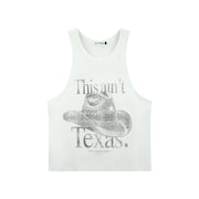 This Ain'T Texas - Papa Tank - White - The Laundry Room