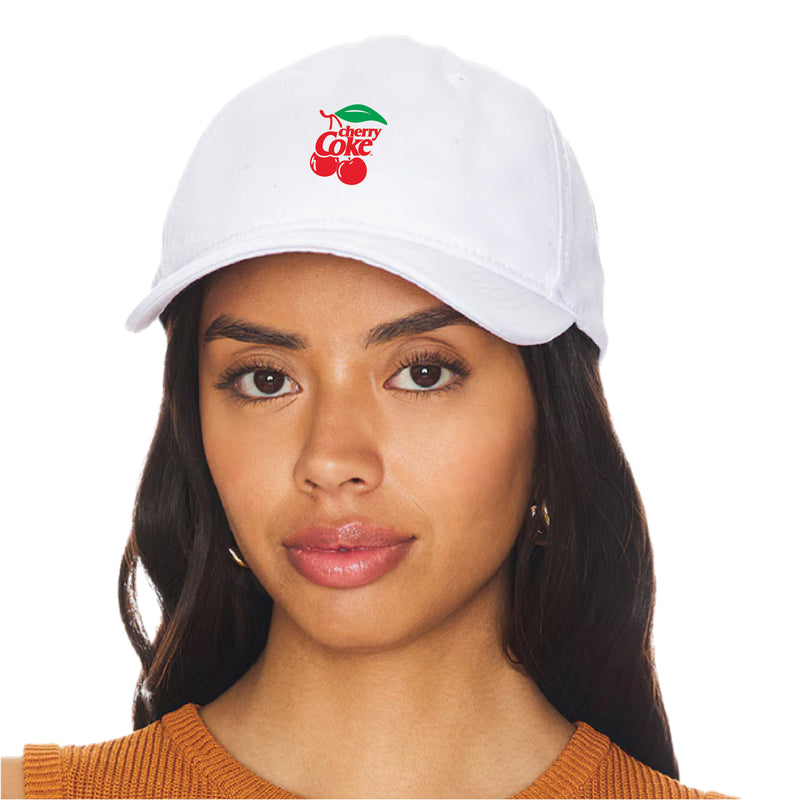 Cherry Coke Branch - Papa Cap - White - The Laundry Room