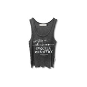 Tequila Country  - Rib Tank - Black Snow - The Laundry Room