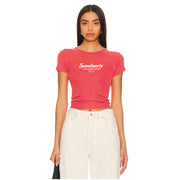 Sweethearts Official Tm - Baby Tee - Vintage Red - The Laundry Room