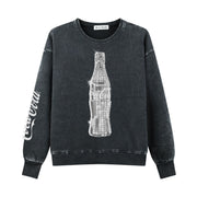 Coca Cola Disco - Classic Crewneck Sweater - Black Snow - The Laundry Room
