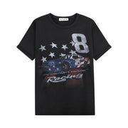 The Laundry Room Racing - Oversized Tee - Black Snow - The Laundry Room