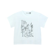 This Ain't Texas Stallion - Perfect Tee - White - The Laundry Room