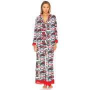 Happy Coca-Cola Holidays - Silky PJ Set - White & Red