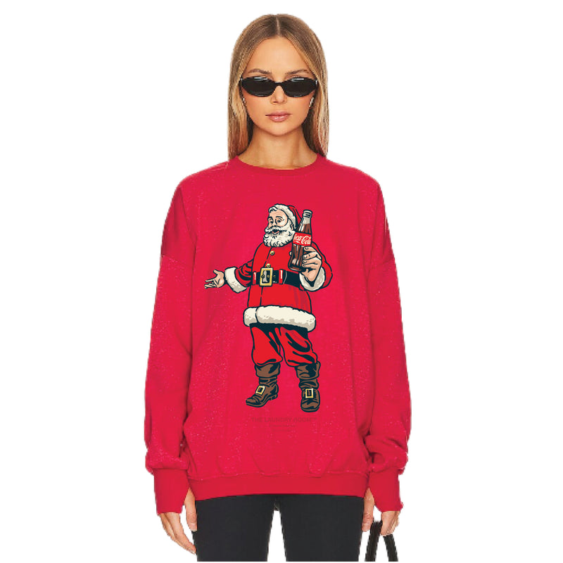 Coca-Cola Santa's Here - Jump Jumper - Vintage Red - The Laundry Room