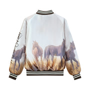 Ranch Life - Stadium Jacket - Brown - The Laundry Room