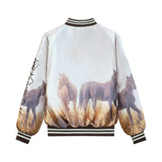 Ranch Life - Stadium Jacket - Brown - The Laundry Room