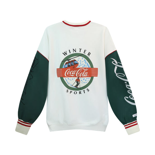 Coca Cola Winter Sports SMU - Jump Jumper - White & Green - The Laundry Room