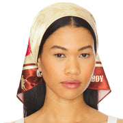 Kiss Me Cowboy - Silky Bandana - Brown - The Laundry Room