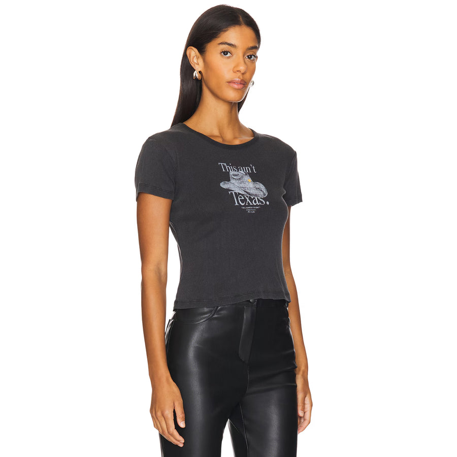 This Ain'T Texas - Baby Tee - Black Snow - The Laundry Room