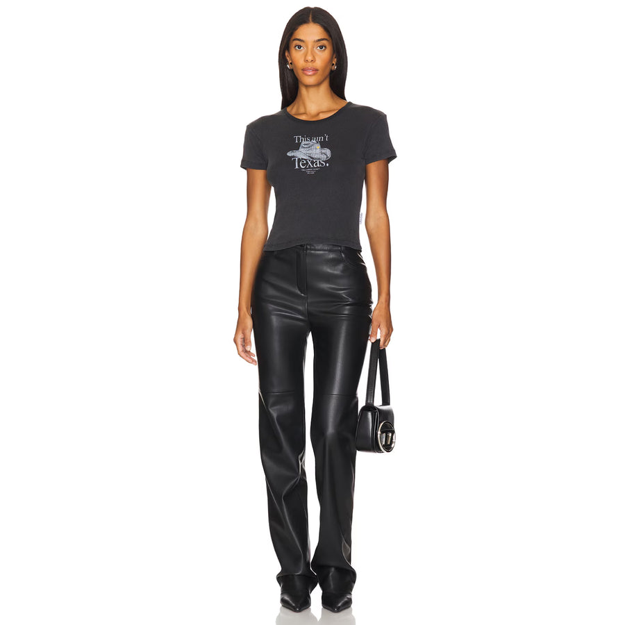 This Ain'T Texas - Baby Tee - Black Snow - The Laundry Room