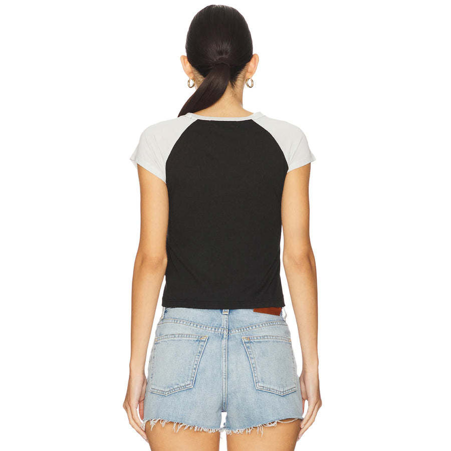 Stardom - Baby Tee - Black Snow & White - The Laundry Room