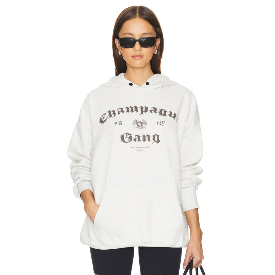 Champagne Gang - Hideout Hoodie - Pebble Heather - The Laundry Room