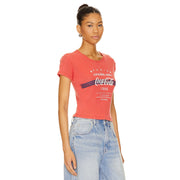 Apres Ski Coca Cola - Baby Tee - Vintage Red